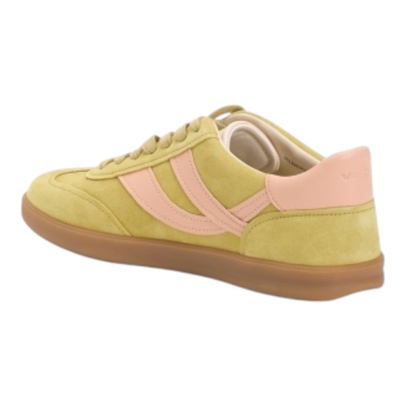 Women's VINCE Suede Oasis Sneakers size 7.5 Color Elm - Picture 2 of 3